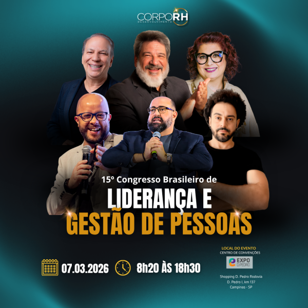 15º CONGRESSO BRASILEIRO DE LIDERANÇA E GESTÃO DE PESSOAS