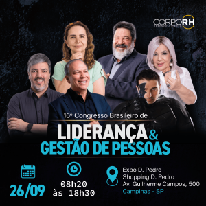 16º CONGRESSO BRASILEIRO DE LIDERANÇA E GESTÃO DE PESSOAS