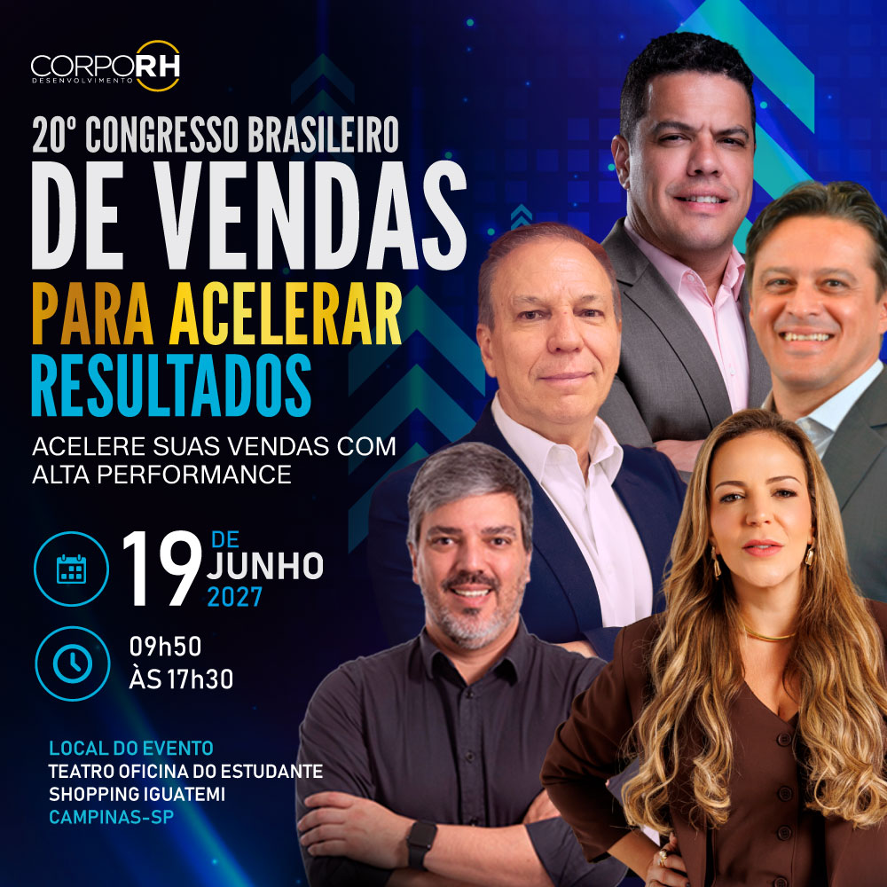 20º Congresso Brasileiro de Vendas para Acelerar Resultados